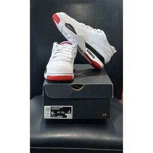 Nike Air Jordan 4 RM GS White/Varsity Red/Black. FQ7938-102. Boys Size 6Y